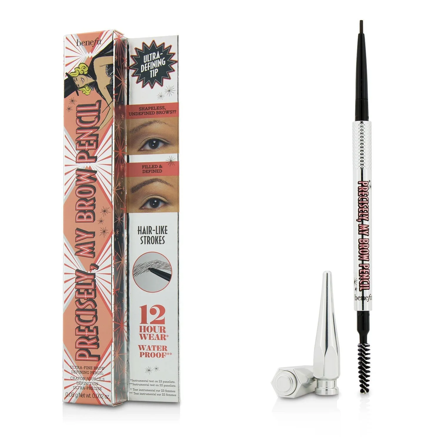 Benefit Precisely My Brow Pencil (Ultra Fine Brow Defining Pencil) - # 5 (Deep)  0.08g/0.002oz