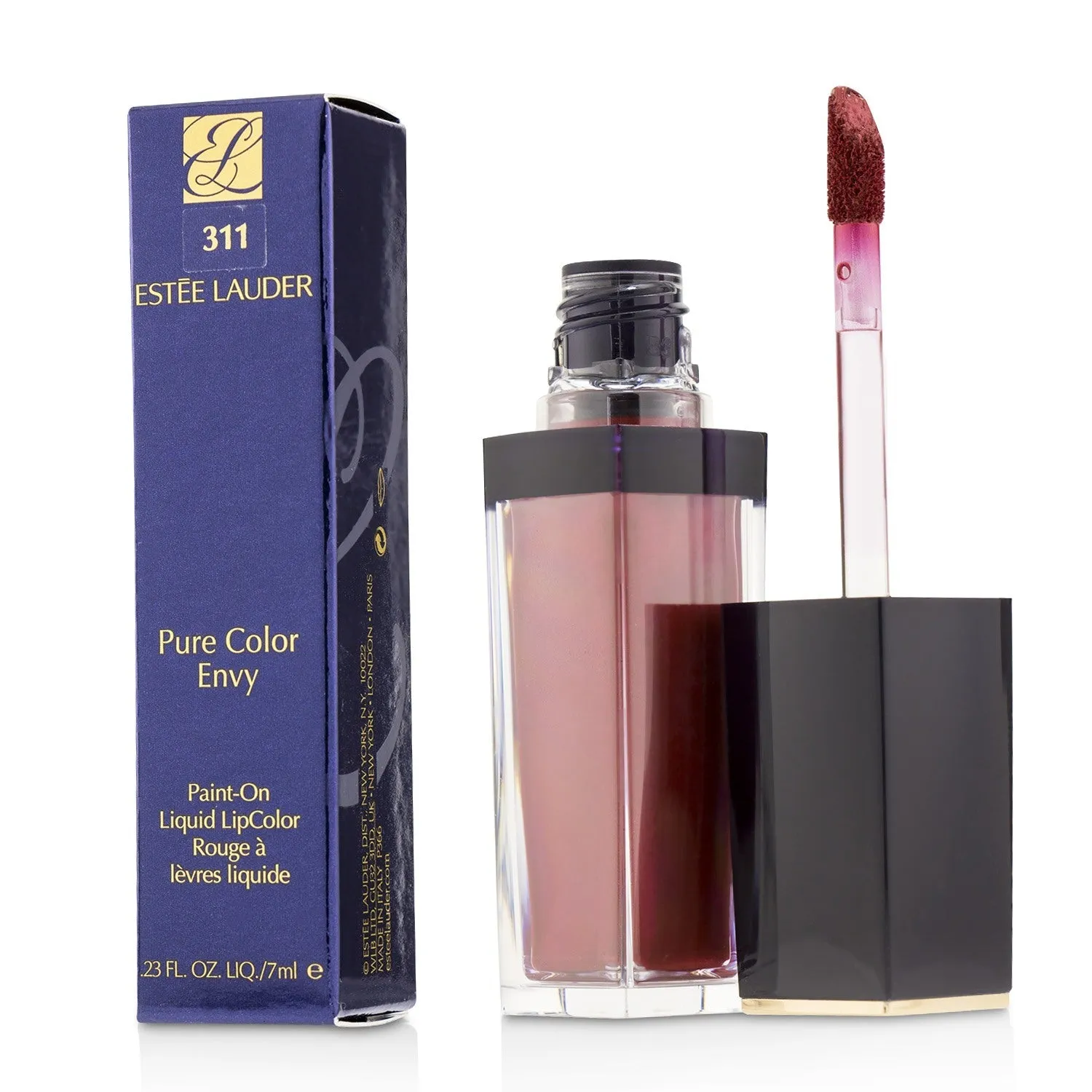 Estee Lauder Pure Color Envy Paint On Liquid LipColor - # 401 Brunt Raisin (Matte)  7ml/0.23oz