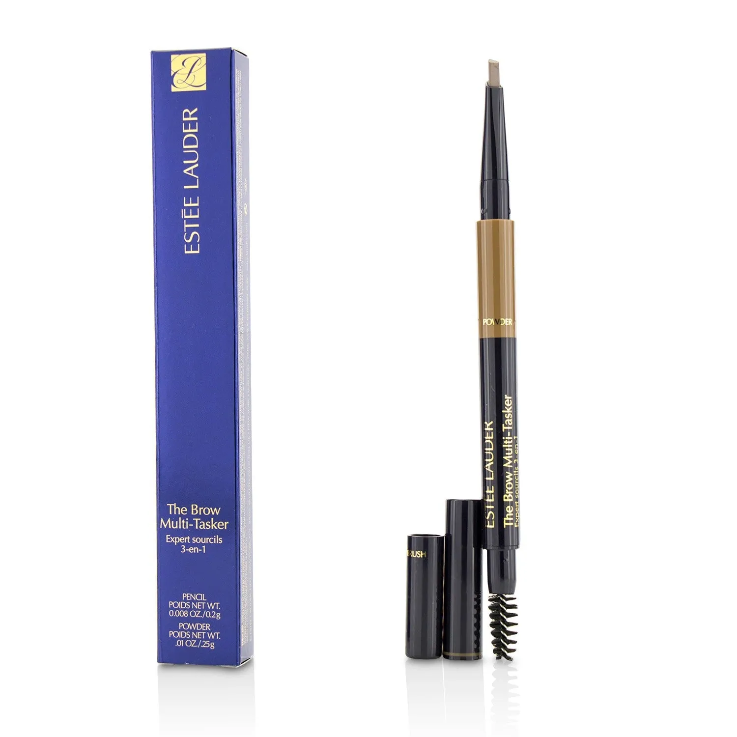 Estee Lauder The Brow MultiTasker 3 in 1 (Brow Pencil. Powder and Brush) - # 01 Blonde  0.45g/0.018oz