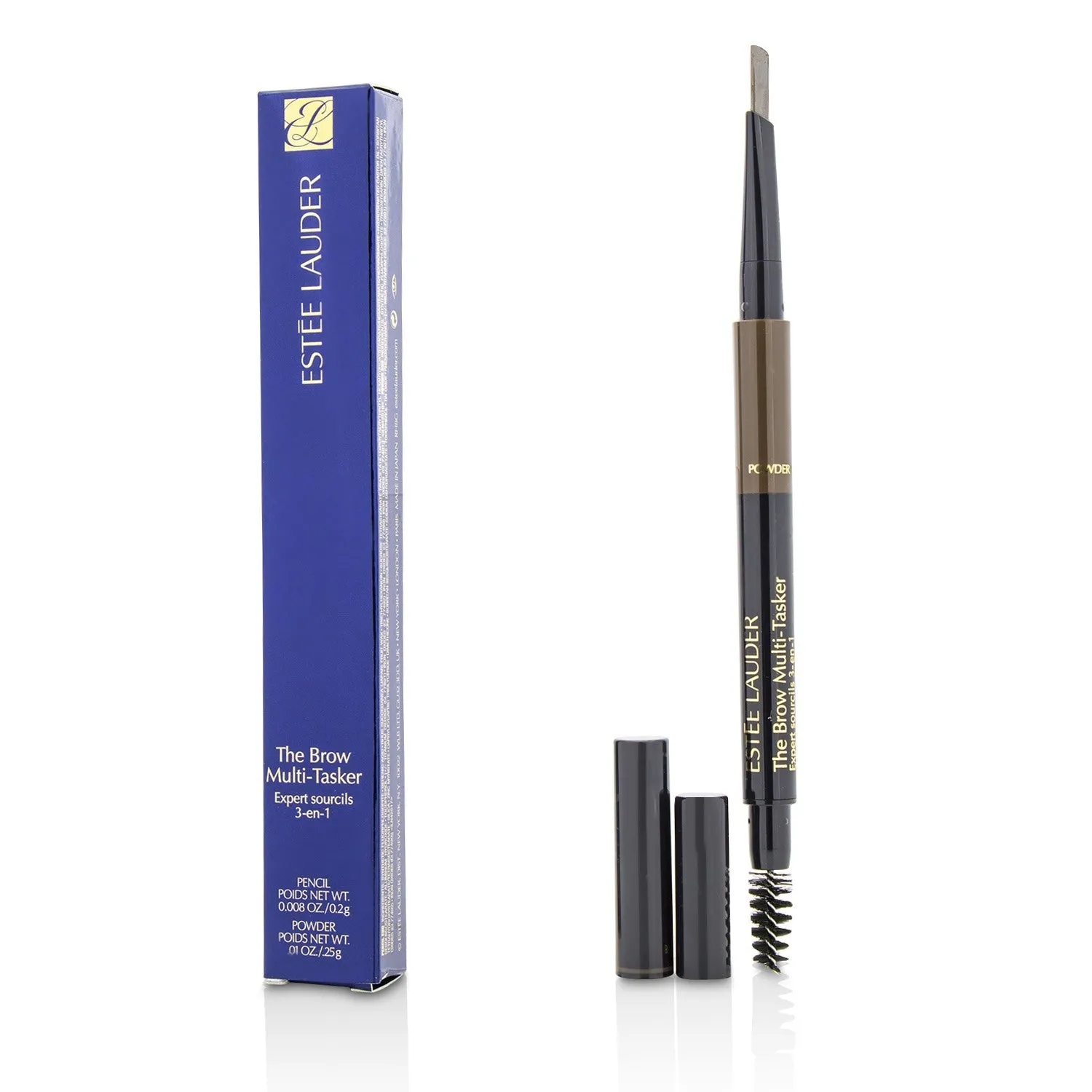 Estee Lauder The Brow MultiTasker 3 in 1 (Brow Pencil. Powder and Brush) - # 01 Blonde  0.45g/0.018oz