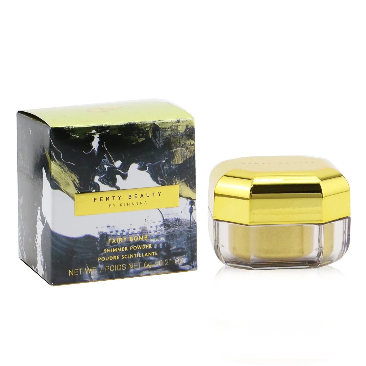 Fenty Beauty by Rihanna Fairy Bomb Shimmer Powder - # 24kray (Glimmering Gold)  6g/0.21oz