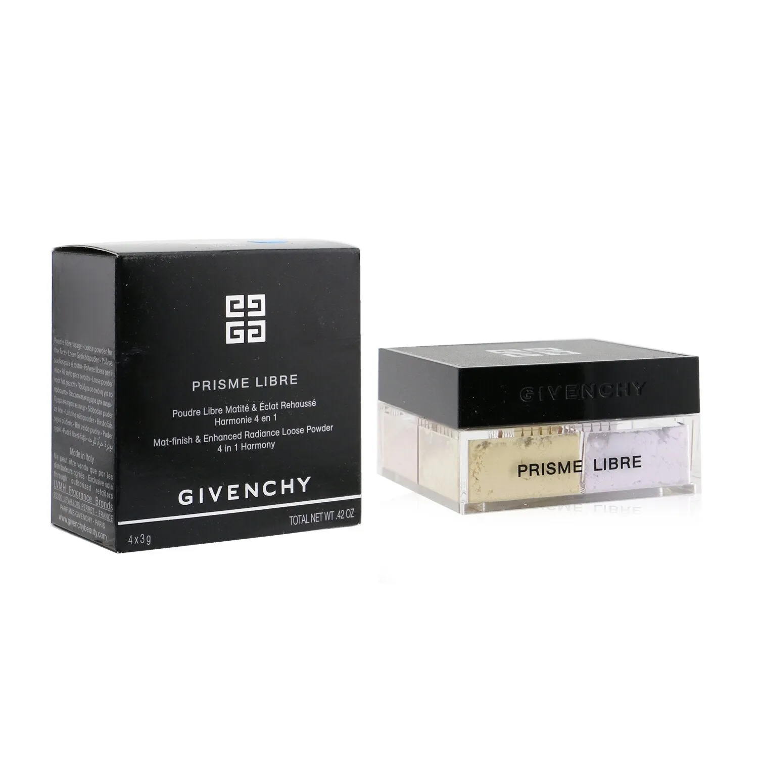 Givenchy Prisme Libre Mat Finish & Enhanced Radiance Loose Powder 4 In 1 Harmony - # 5 Popeline Mimosa  4x3g/0.105oz