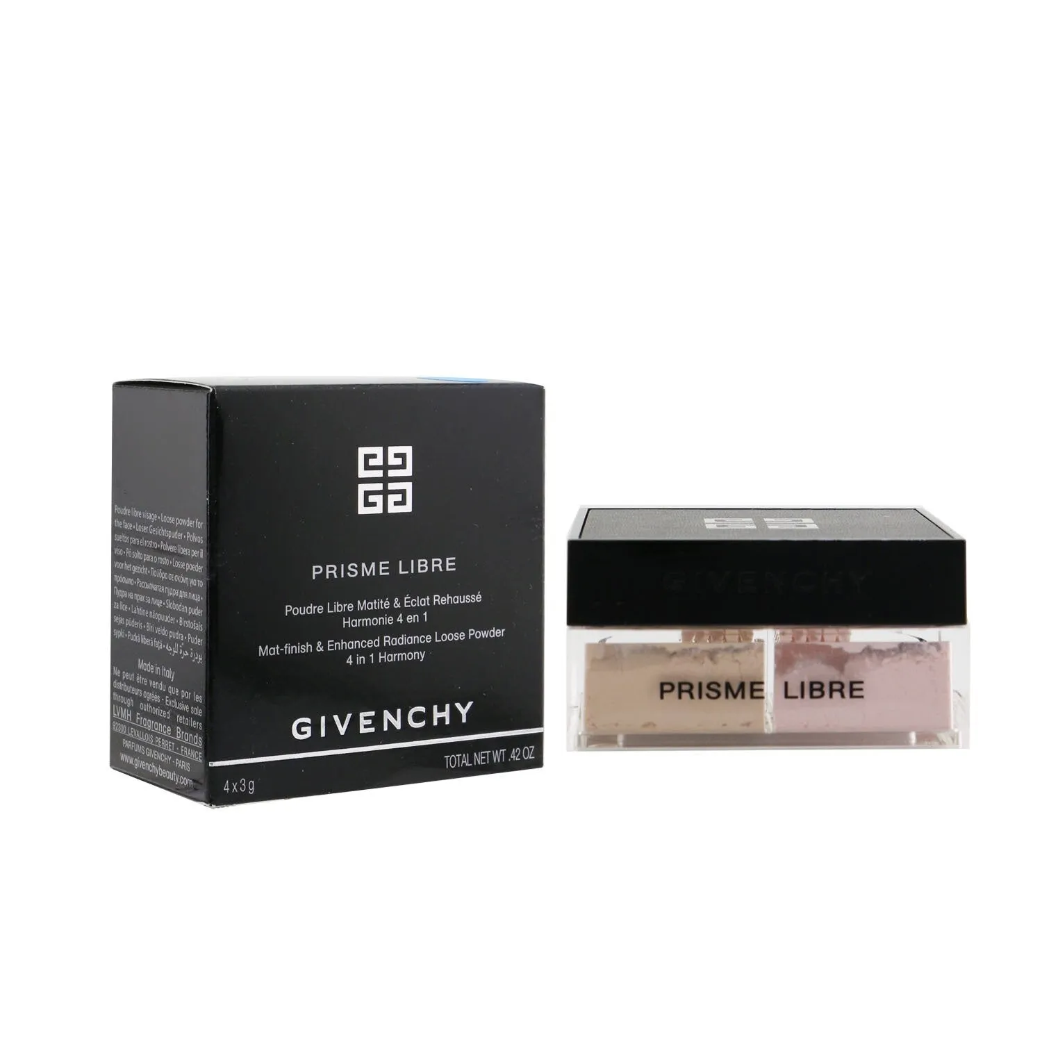 Givenchy Prisme Libre Mat Finish & Enhanced Radiance Loose Powder 4 In 1 Harmony - # 5 Popeline Mimosa  4x3g/0.105oz