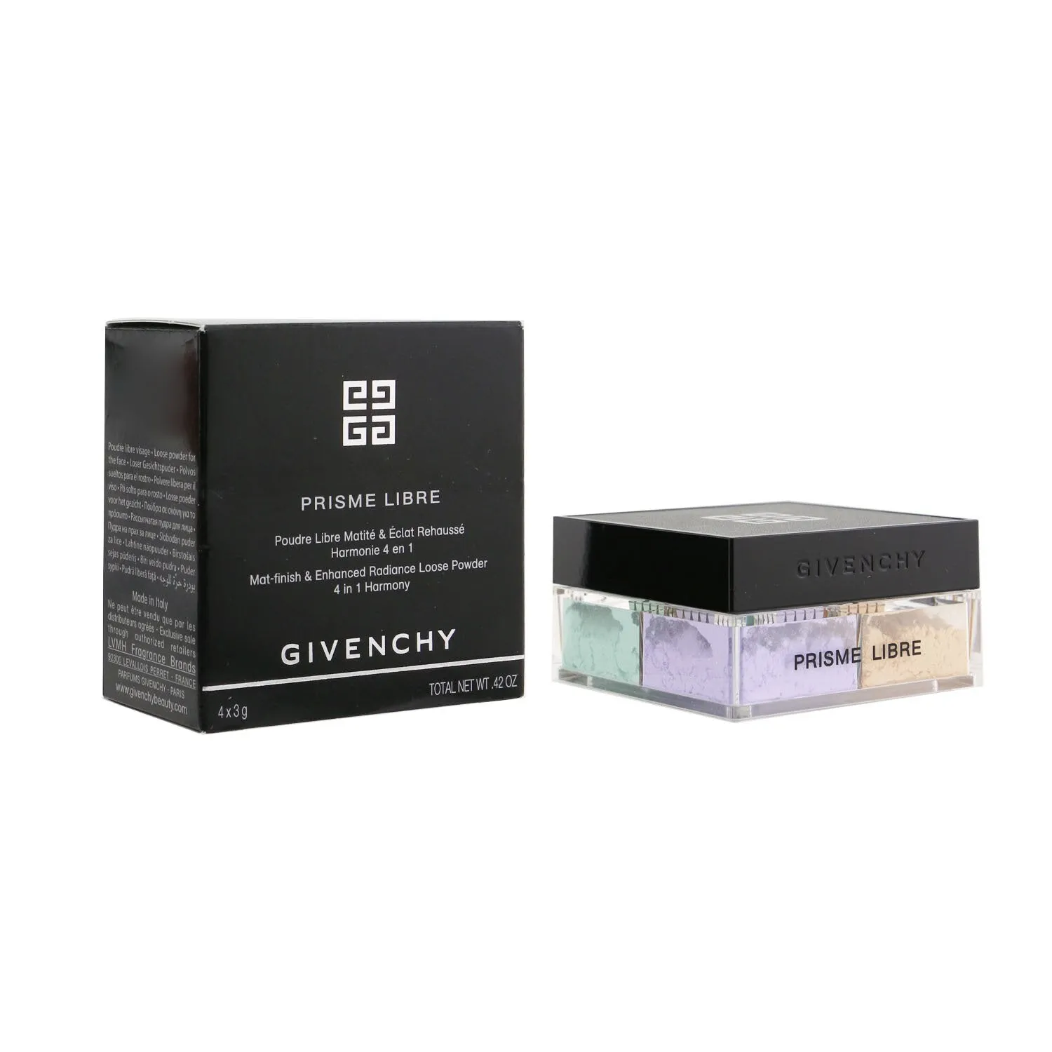 Givenchy Prisme Libre Mat Finish & Enhanced Radiance Loose Powder 4 In 1 Harmony - # 5 Popeline Mimosa  4x3g/0.105oz
