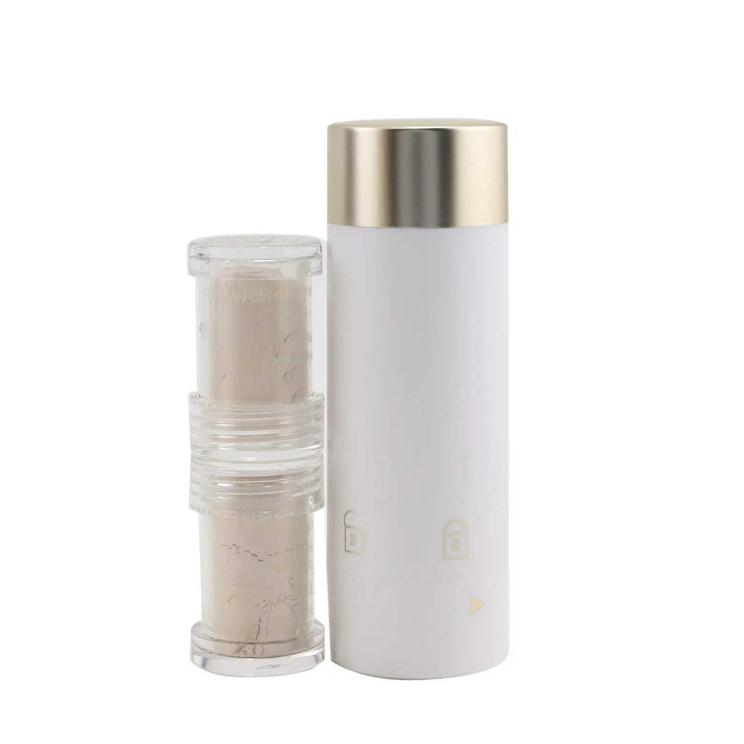 Jane Iredale Powder Me Refillable Brush (1x Brush. 2x Refills) - Translucent  2x2.5g/0.09oz