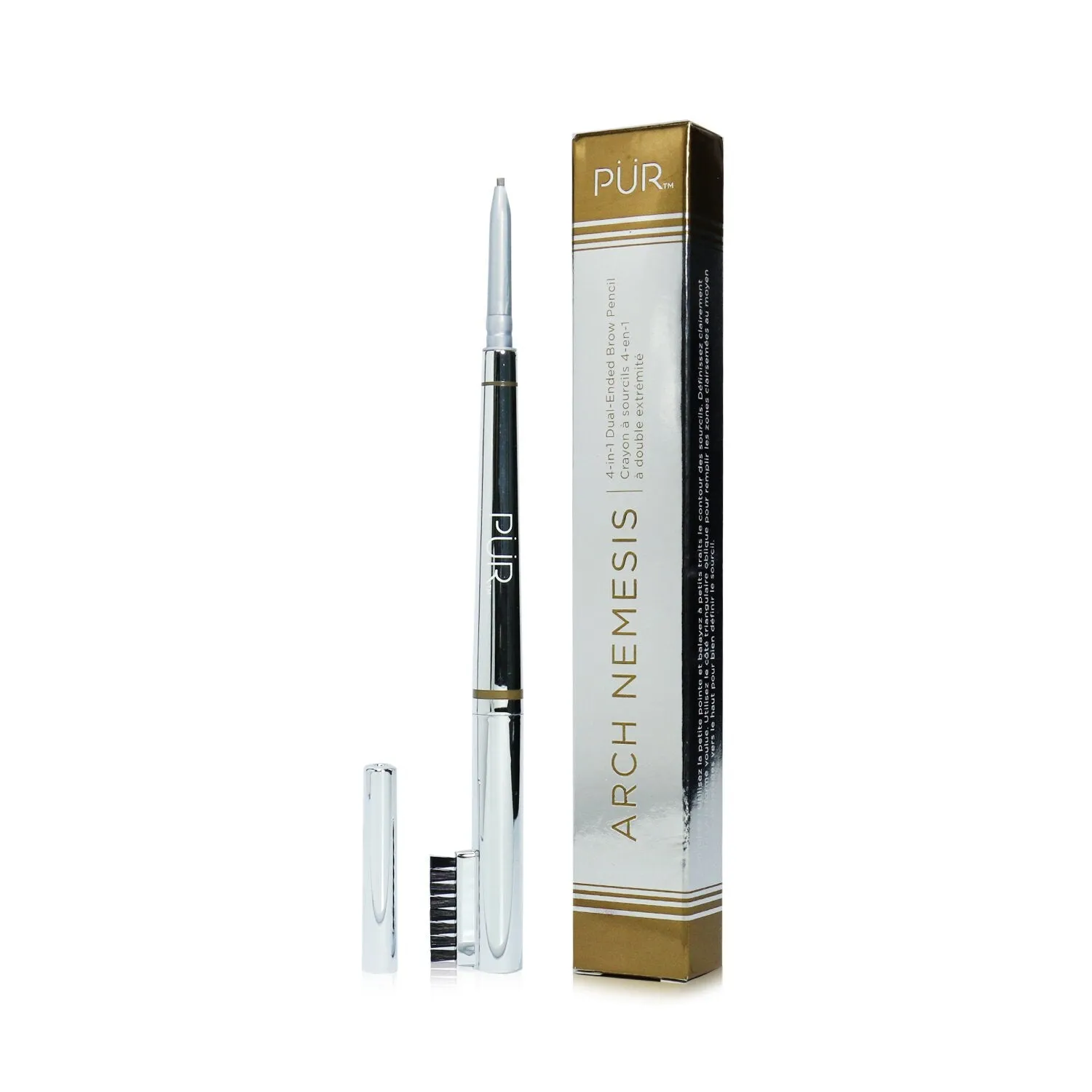 PUR (PurMinerals) Arch Nemesis 4 in 1 Dual Ended Brow Pencil - # Medium  0.4g/0.01oz