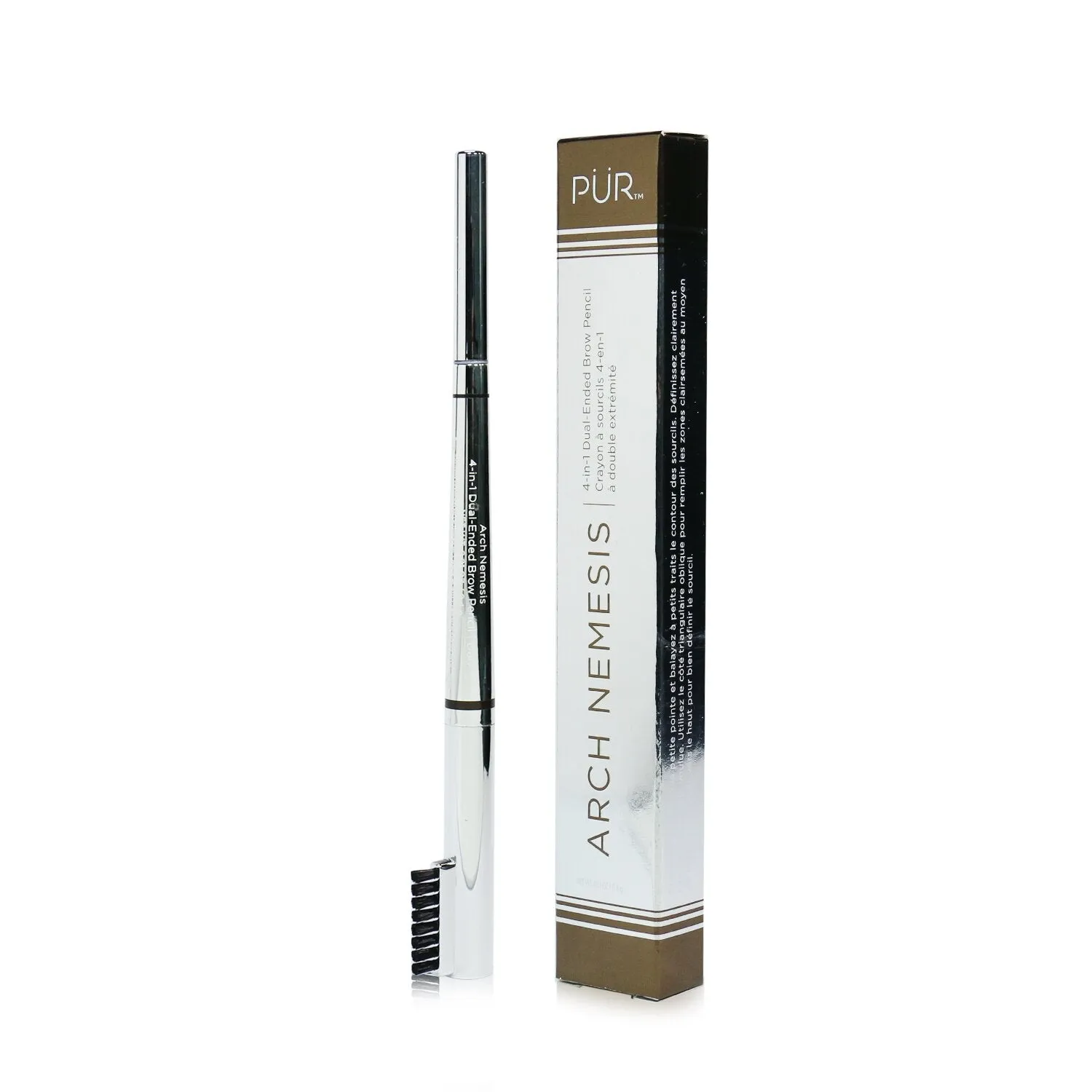 PUR (PurMinerals) Arch Nemesis 4 in 1 Dual Ended Brow Pencil - # Medium  0.4g/0.01oz