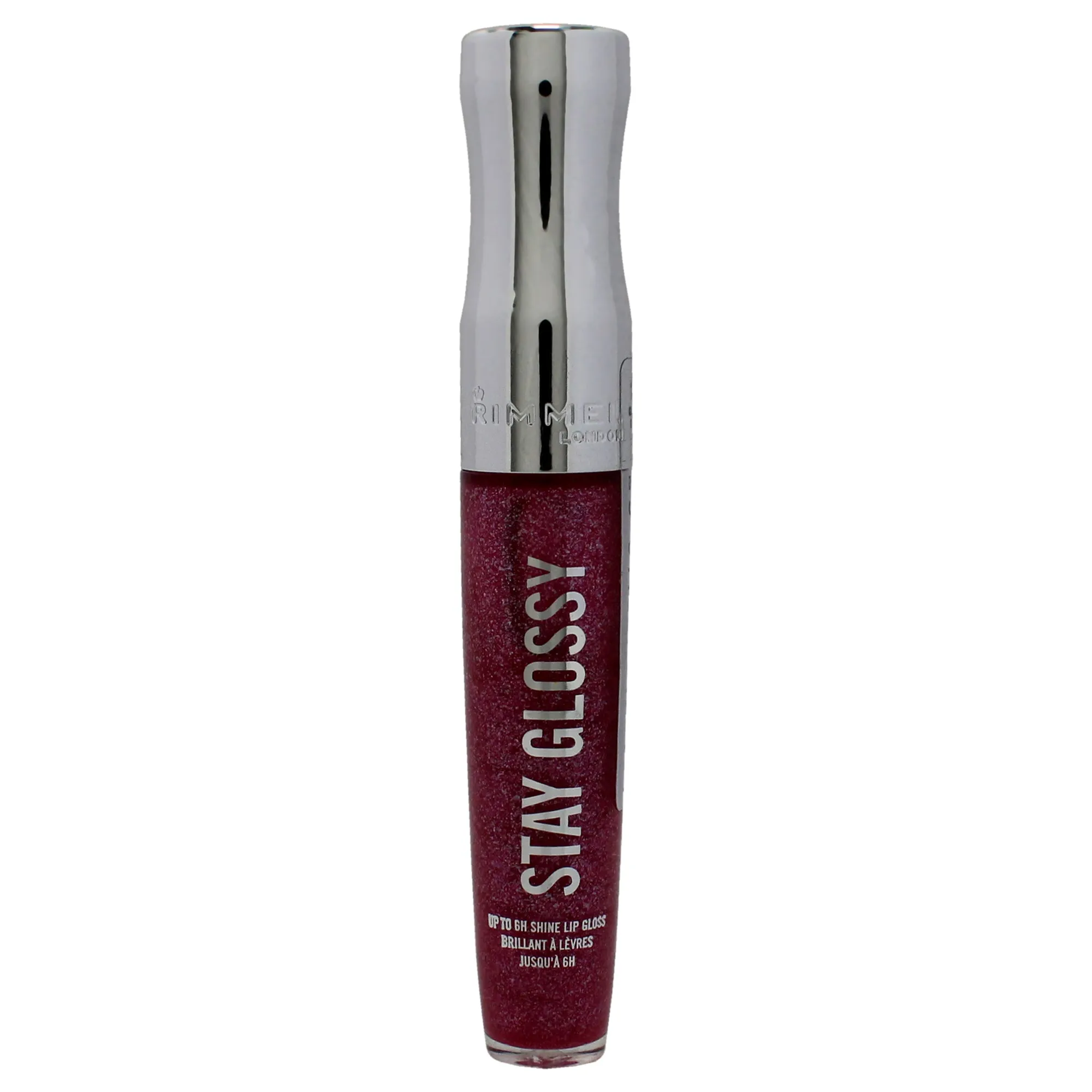 Rimmel London Stay Glossy Lip Gloss - 185 Grapevine Grove by Rimmel London for Women - 0.18 oz Lip Gloss