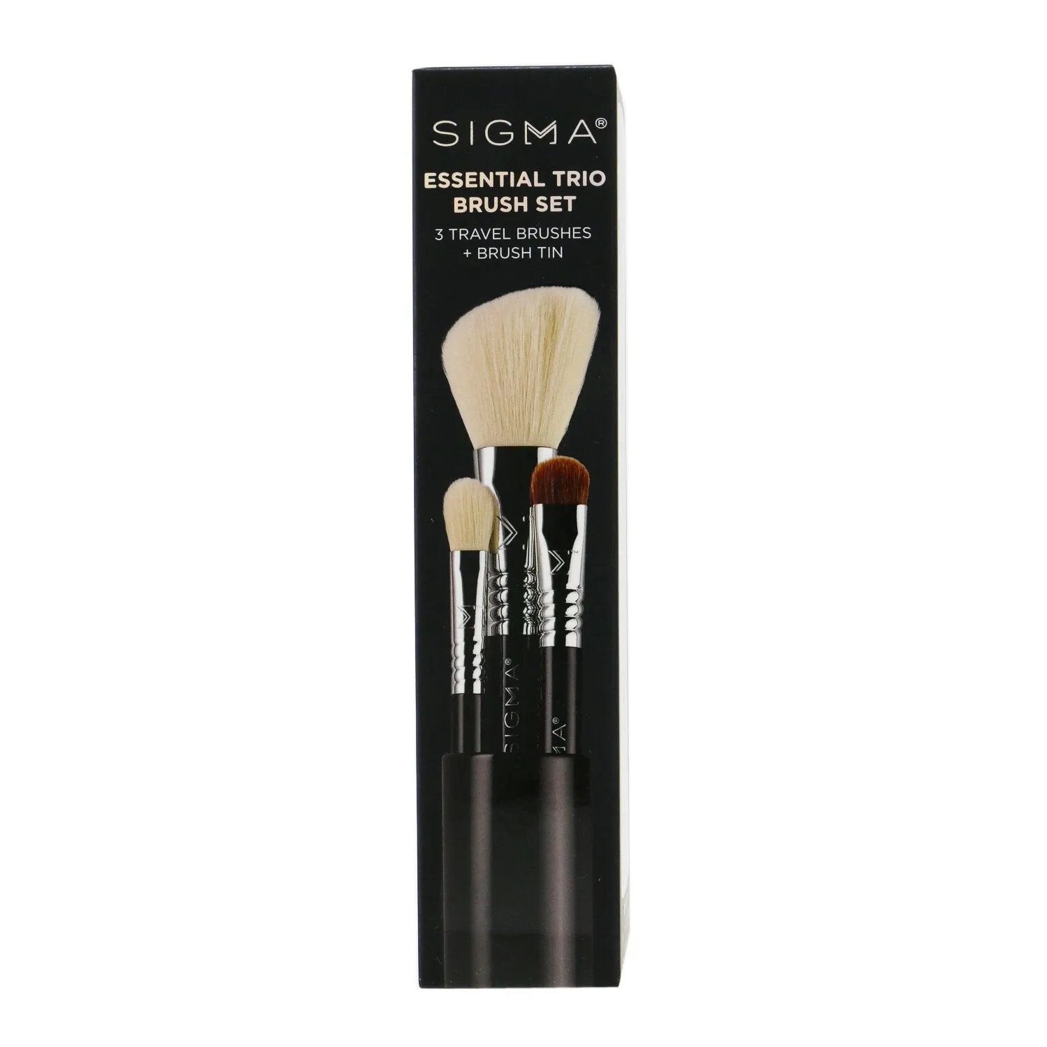 Sigma Beauty Essential Trio Brush Set - # Pink  3pcs 1 Tin